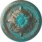Ekena Millwork Acanthus Ceiling Medallion, Hand-Painted Copper Green Patina, 11 3/8"OD x 2"P CM11ACCGS - alternate 1